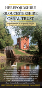 Herefordshire and Gloucestershire Canal Trust leaflet